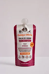 Caldo de Ossos Liquido Sabor Porco 250g - Caldos Olivia