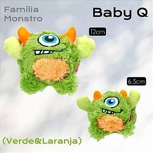 Pelúcia com Bola de Apito Baby Monster Verde G - Petta