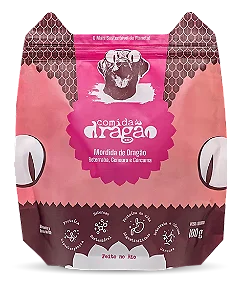 Mordida de Dragão - Petisco de Larva e Legumes para Cães 180g