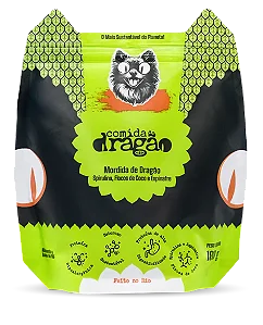 Mordida de Dragão - Petisco de Larva e Spirulina para Cães 180g