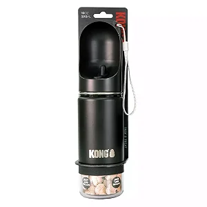 Garrafa 2 em 1 com Bebedouro e Compartimento para Petiscos Trek&Treat 295ML