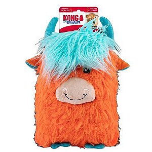 Pelúcia Kong Confort Jumbo Highland Cow Laranja XG