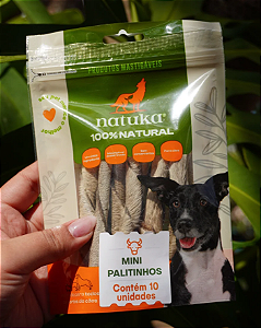 Mini Palitinhos de Pele Bovina 10un - Natuka