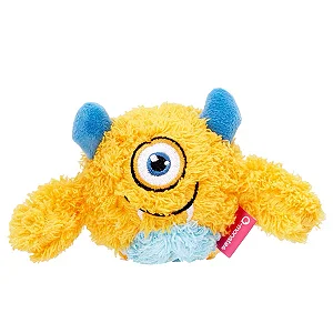 Pelúcia com Bola de Apito Baby Monster Amarelo P - Petta
