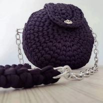 Bolsas Boho Total Black de crochê