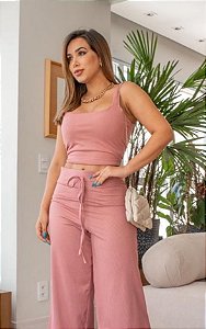 Cropped Alça Rose