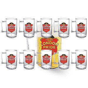 Caneca de Chopp 400ml Personalizada Kit Promocional 20pçs