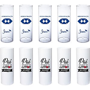 Copo Long Drink 320ml Personalizado Kit Promocional 50pçs