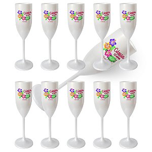 Taça Champagne 170ml Personalizado Kit Promocional 100pçs