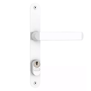 FECHADURA STAM 401/33 EXTERNA, ESPELHO BRANCO