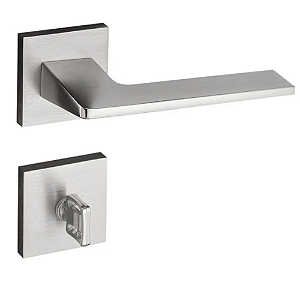 Fechadura pado sara 502 - 55 banheiro roseta quadrada escovada