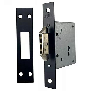 FECHADURA AROUCA 4006/098, PORTA DE CORRER, INTERNA PRETA