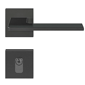Fechadura pado sara 502 - 55 externa roseta quadrada preta
