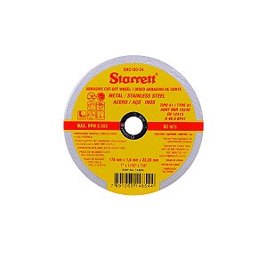 DISCO DE CORTE FINO 7 X 1.6 X 7/8 STARRETT (UN)