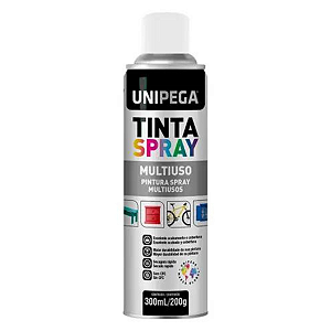 Tinta spray 300ml branco brilhante