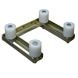 Roldana guia duplo 37,5 x 45 pp parafusar, jocec