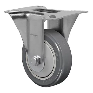 RODÍZIO 4" PLACA FIXA 412