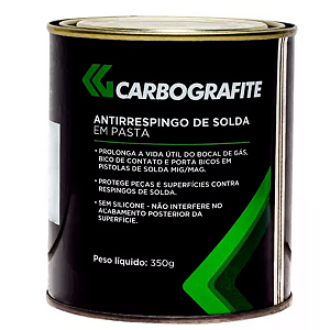 Pasta anti-respingo 350 gramas carbografite