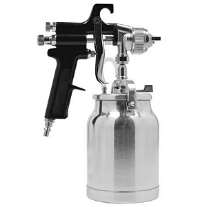 Pistola pintura alta pressão 9 em,  1000ml eda