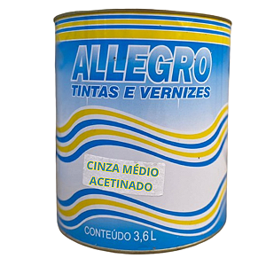 Tinta fundo allegro primer cinza medio acetinado (3,6 lt)