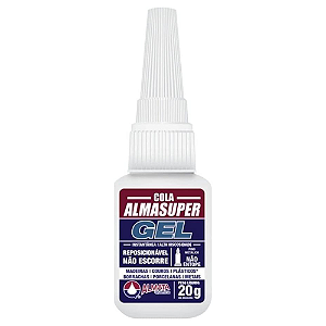 Adesivo cola instantâneo 20 gramas almasuper