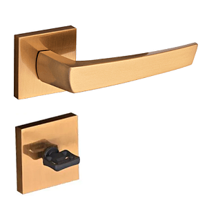 Fechadura pado seattle 115-55 banheiro roseta quadrada red gold escovado
