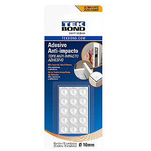 Adesivo anti impacto gota 10mm c/15 tek bond