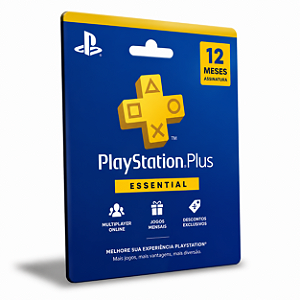 PSN Plus Essential 12 meses - Ps4 e Ps5