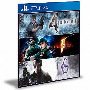 Resident Evil 4, 5, 6 - Ps4 e Ps5