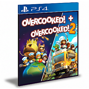 Overcooked! + Overcooked! 2 - Ps4 e Ps5