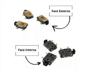 Botão da Placa  Gps Garmin Etrex 10 20 22 30 32