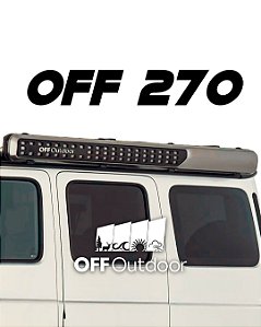 Toldo Asa de Morcego 270 OFFOutdoor Em ABS e Aliminio Biled - Aerodinâmico