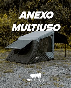 Barraca Sala anexo Multiuso Offoutdoor acionamento por Ar comprimido Ripstop