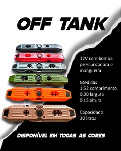 Tanque de ägua 30 Litros Pressurizado OFFTANK