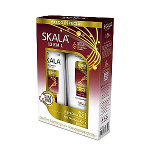 Kit Skala Shampoo e Condicionador 12 em 1 Restauração Espetacular 325 ml