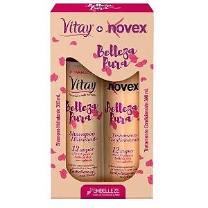 Kit Shampoo e Condicionador Novex Vitay Belleza Pura 300ml