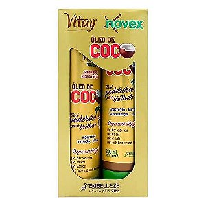 Kit Shampoo e Condicionador Novex Vitay Óleo de Coco 300ml