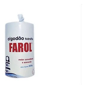 Algodao Hidrofilo Farol 500g