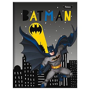 Caderno Brochura Universitário Foroni Batman 80 Folhas 200x275mm Sortido