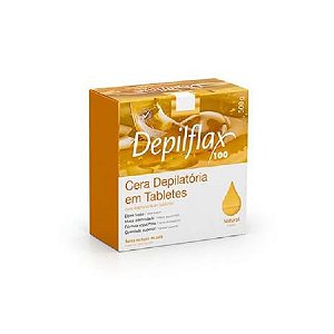 Cera Depilatória em Tabletes Depilflax Natural 500g