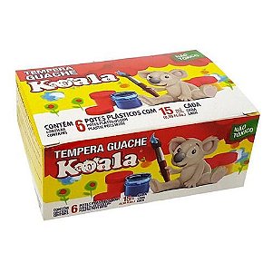 Tinta Guache Koala 15 ml com 6 Cores