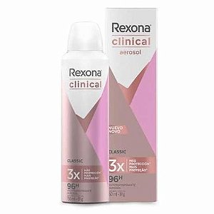 Desodorante Rexona Clinical Aerosol Classic 96h 150ml 91g