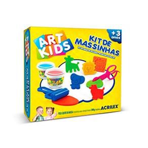 Kit de Massinhas Acrilex Art Kids 300g de Massinha