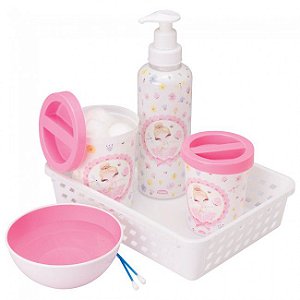 Kit Higiene Infantil Plasutil Baby com 5 Peças - Bailarina