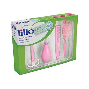 Kit Higiene Recem Nascido Lillo Rosa