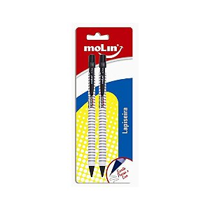 Kit Lapiseiras Molin Com 2 Unidades 0,7mm