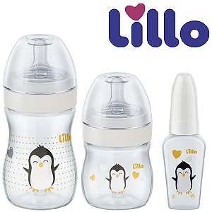 Kit Mamadeira Evolution Lillo 50ml 150ml 240ml Branco