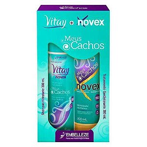 Kit Shampoo e Condicionador Novex Vitay Meus Cachos 300ml