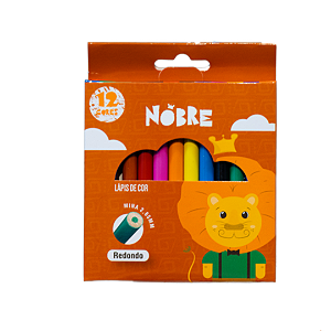 Lapis de Cor Nobre 12 Cores Pequeno
