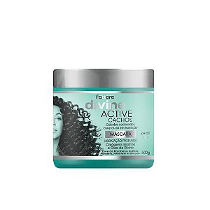 Máscara Active Cachos Divine 500 g Fattore